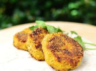 Tortitas de Coliflor y Queso